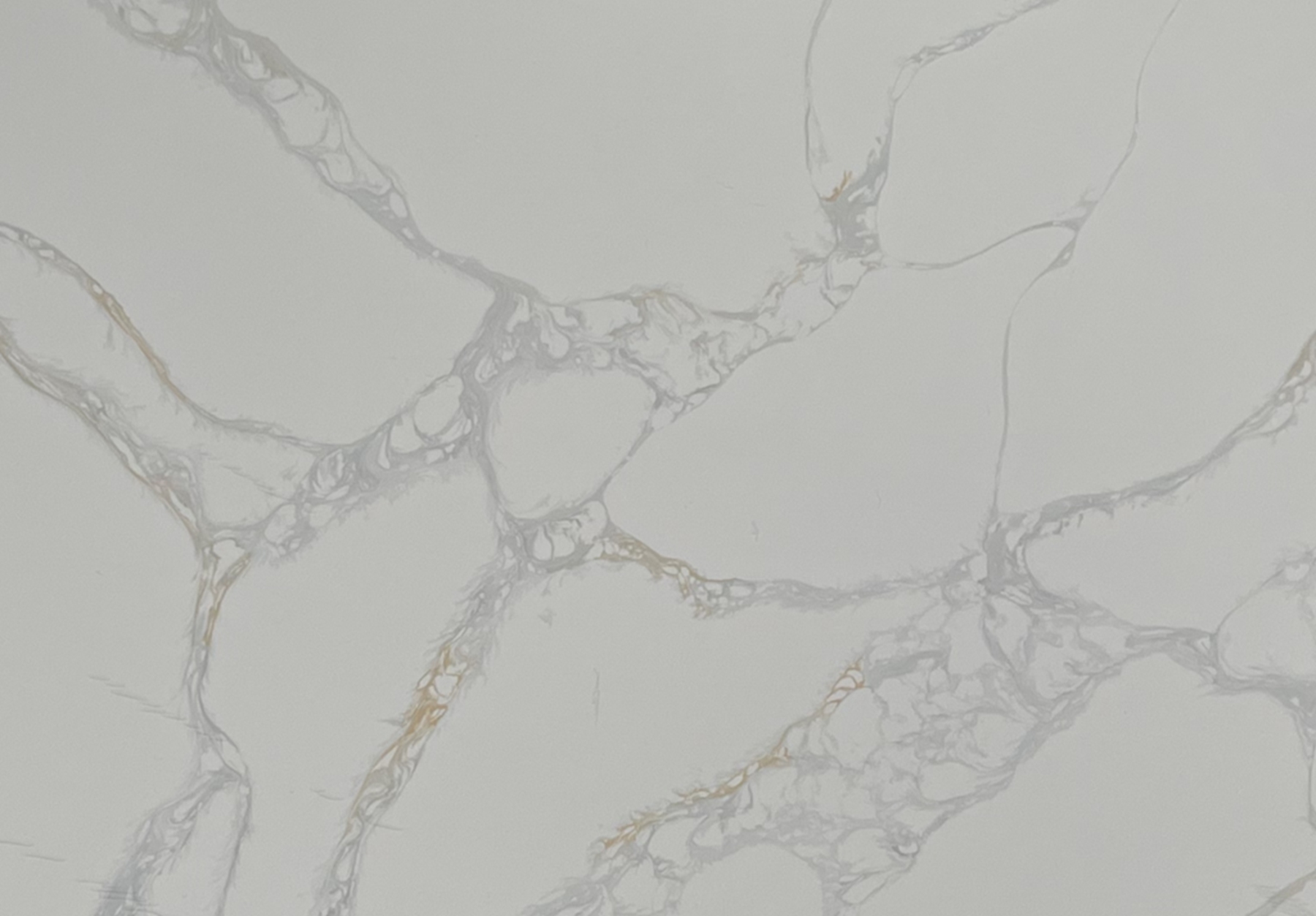 SS013 Dalle de pierre de quartz artificielle blanche Calacatta avec veines grises-1712451457345412 4