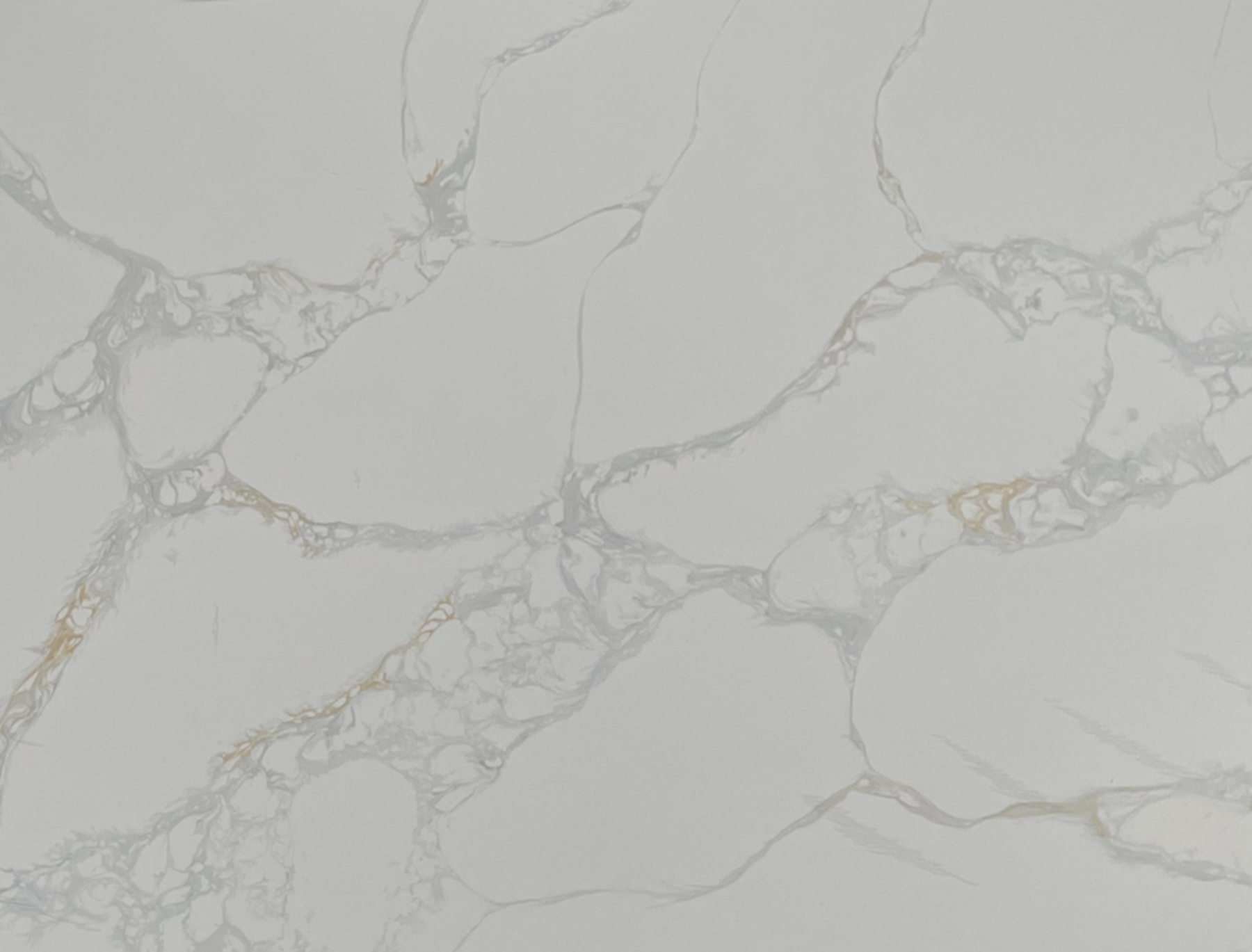 SS013 Dalle de pierre de quartz artificielle blanche Calacatta avec veines grises-1712451457345412 3