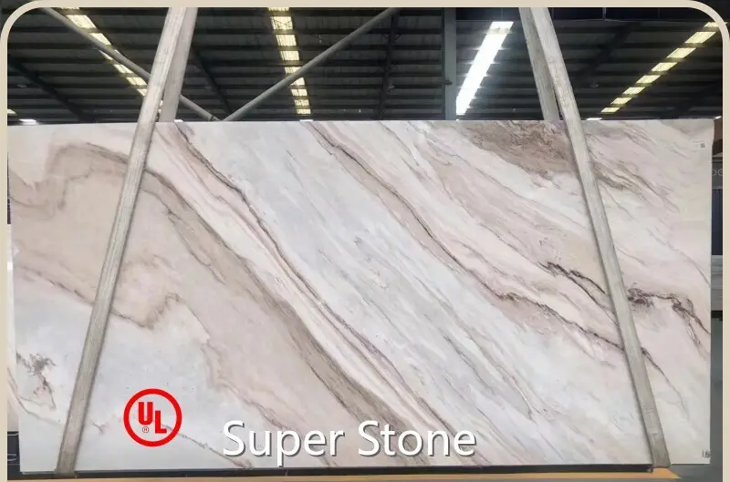 Custom Black and White Marble Slab Super Stone 1