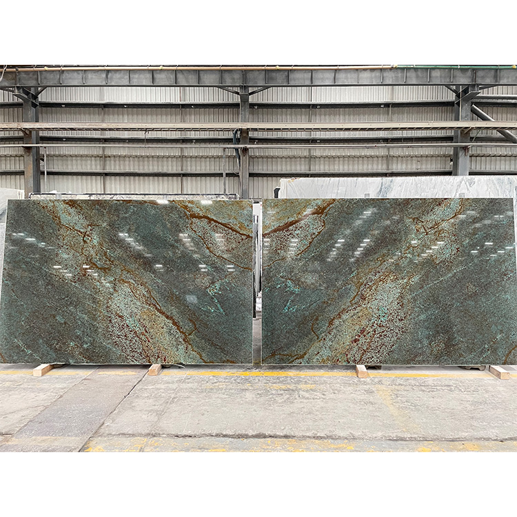 Verde Neon Quartzite Slab 3