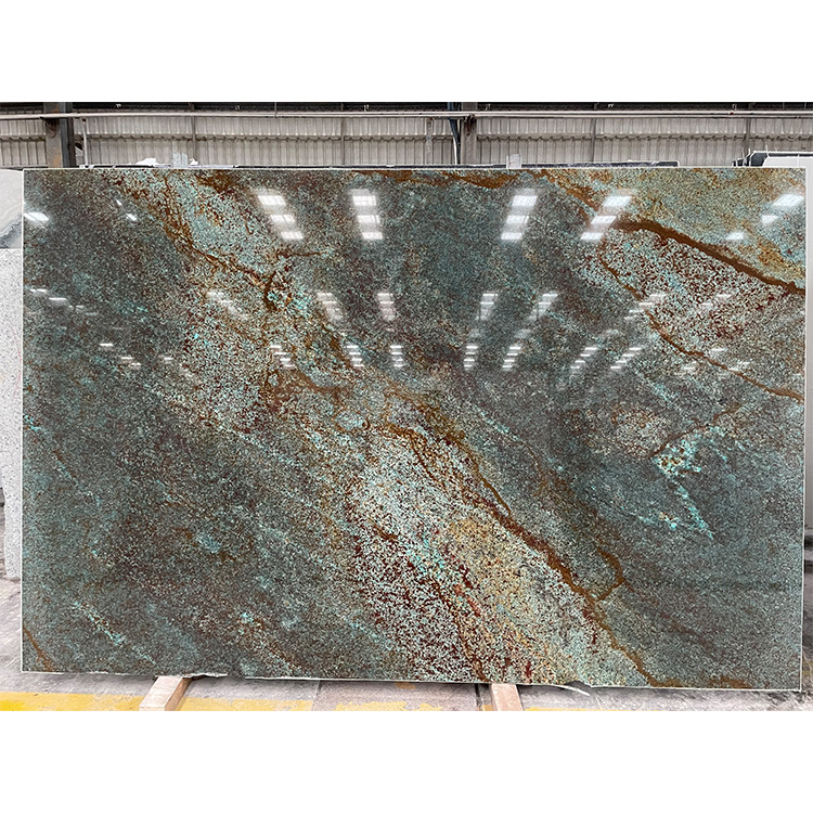 Verde Neon Quartzite Slab 2