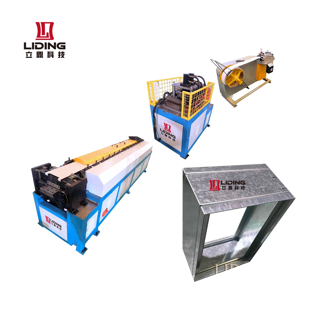 AUTOMATIC Fire Damper Frame ROLL FORMING MACHINE 1