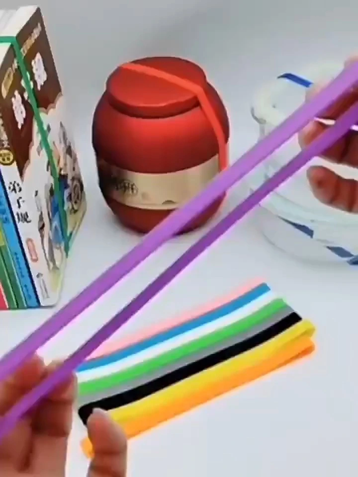 Bandas de goma de silicona redondas Bandas elásticas coloridas Bandas de envoltura de goma elástica 1