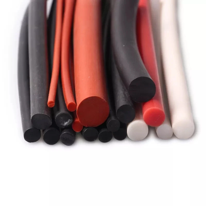 Elastic Soft Clear White Black Round 1mm 2mm 3mm 4mm 5mm Solid Silicone Rubber Rope Seal Gasket Silicone O Ring Cord 1