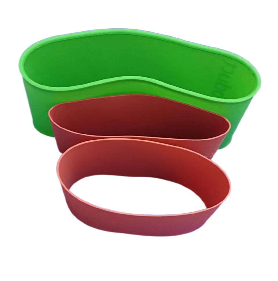 silicone band good elastic flat silicone rubber band