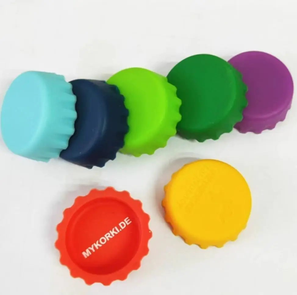 Universal Silicone Beer Caps - Preserve Flavor <000000> Fizz for Days 11