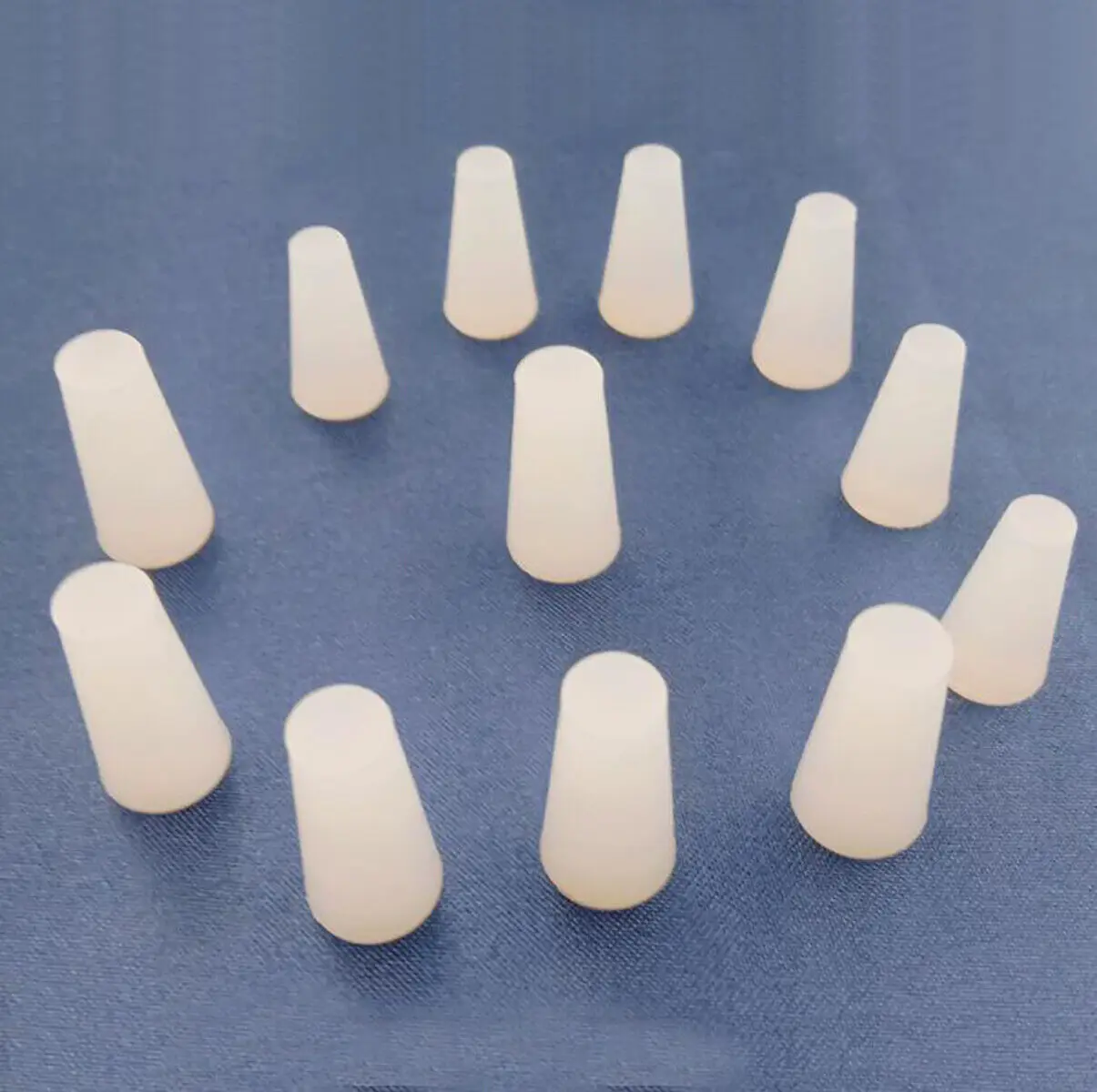 High Temp Silicone Tapered Plugs - Ideal for masking holes during powder coating