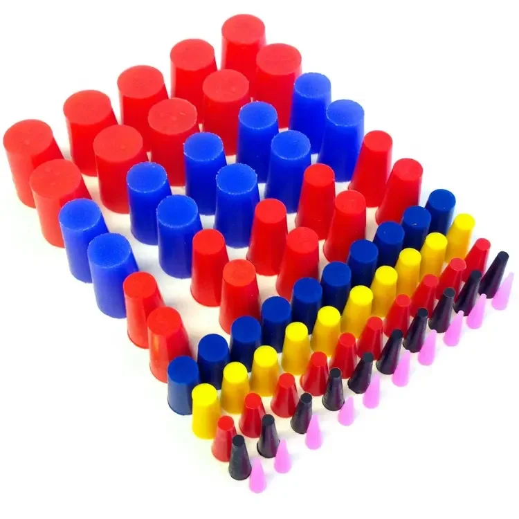 High Temp Silicone Plugs Tapered Masking Plugs - Essential for Powder Coating Precision 2