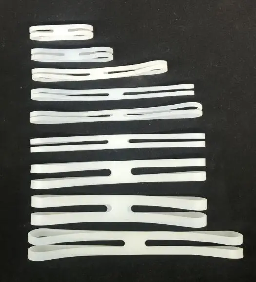 Силиконовый ремешок H-образной формы – нескользящая конструкция с 4 петлями, многоразовый, соответствует требованиям FDA. 6