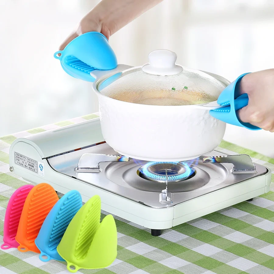 Heat Resistance Customised Multipurpose Kitchen Foldable Honeycomb Silicone Potholder Oven Mitt For Hot Sell 1