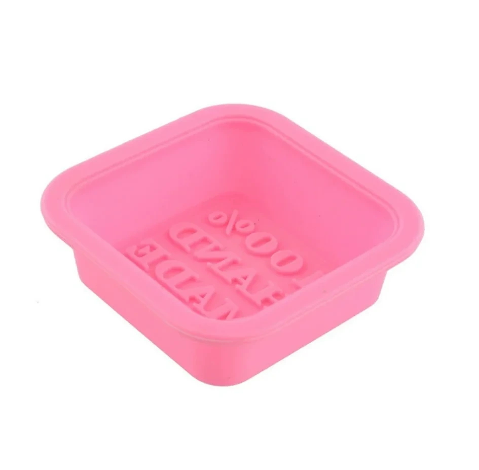 100% Handmade Craft Mould Square Silicone Soap Mold 1