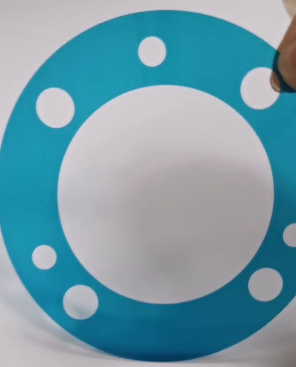 Özel 0.05mm kalınlıkta plastik şimler kırmızı mavi evcil hayvan film conta 2
