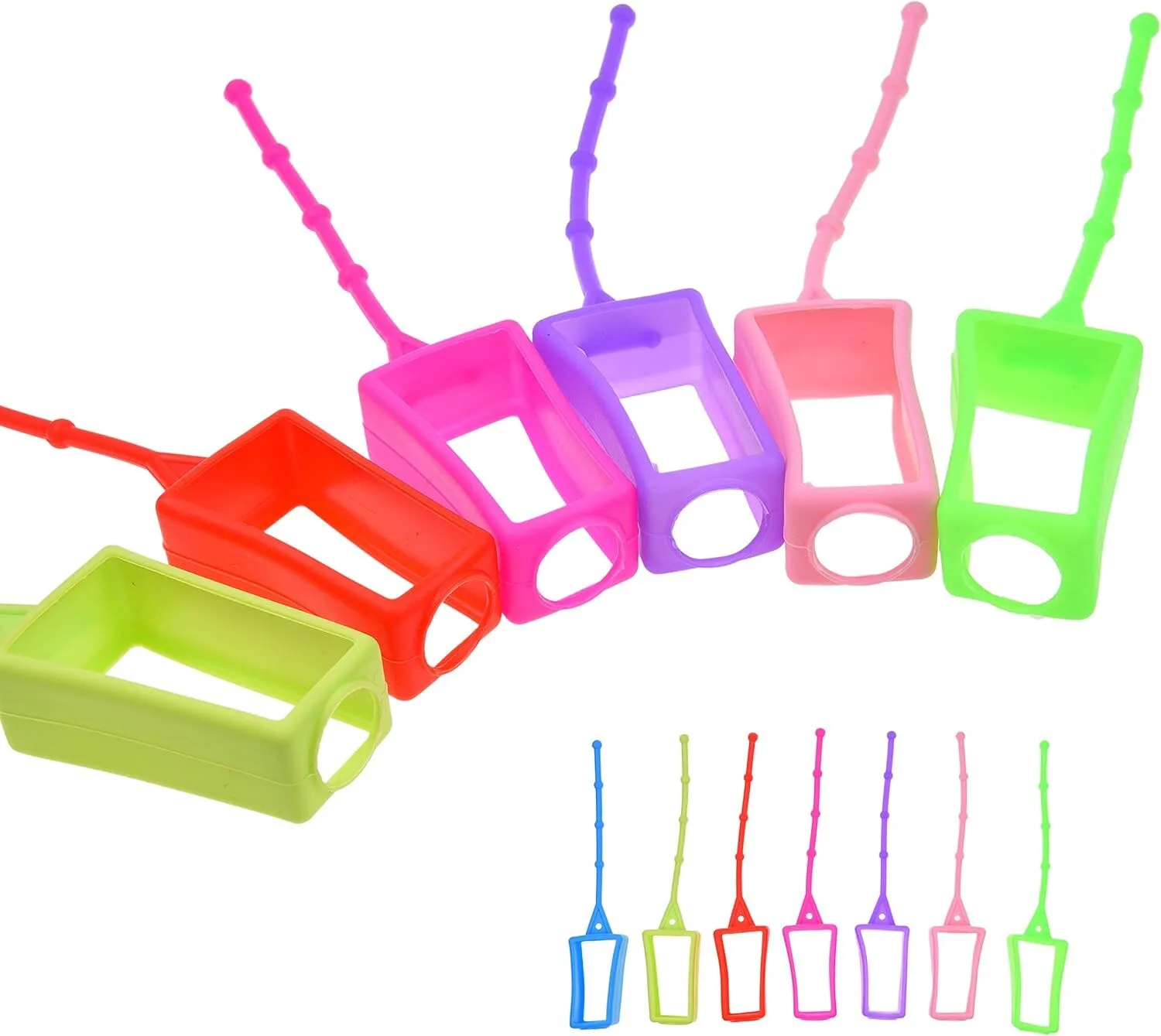 Silikonowe etui ochronne na płyn do dezynfekcji rąk, miękkie i gładkie, do butelek 30 ml 1