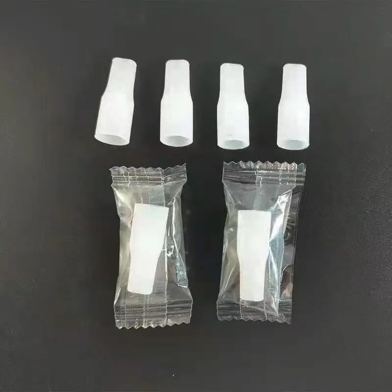 Одноразовые длинные силиконовые колпачки для капель с тестером, гигиенические пылезащитный колпачок, мундштук 1