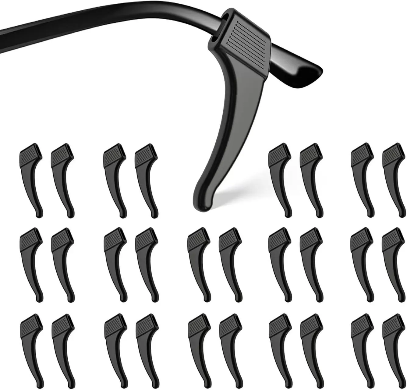 Soft Silicone Ear Hooks For Glasses,Anti Slip Eyeglasses Ear Grips 1