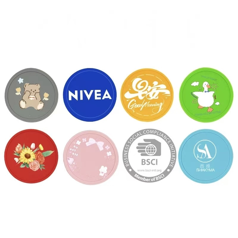 Силиконовые подставки под напитки с индивидуальным дизайном и нанесением вашего логотипа. 1