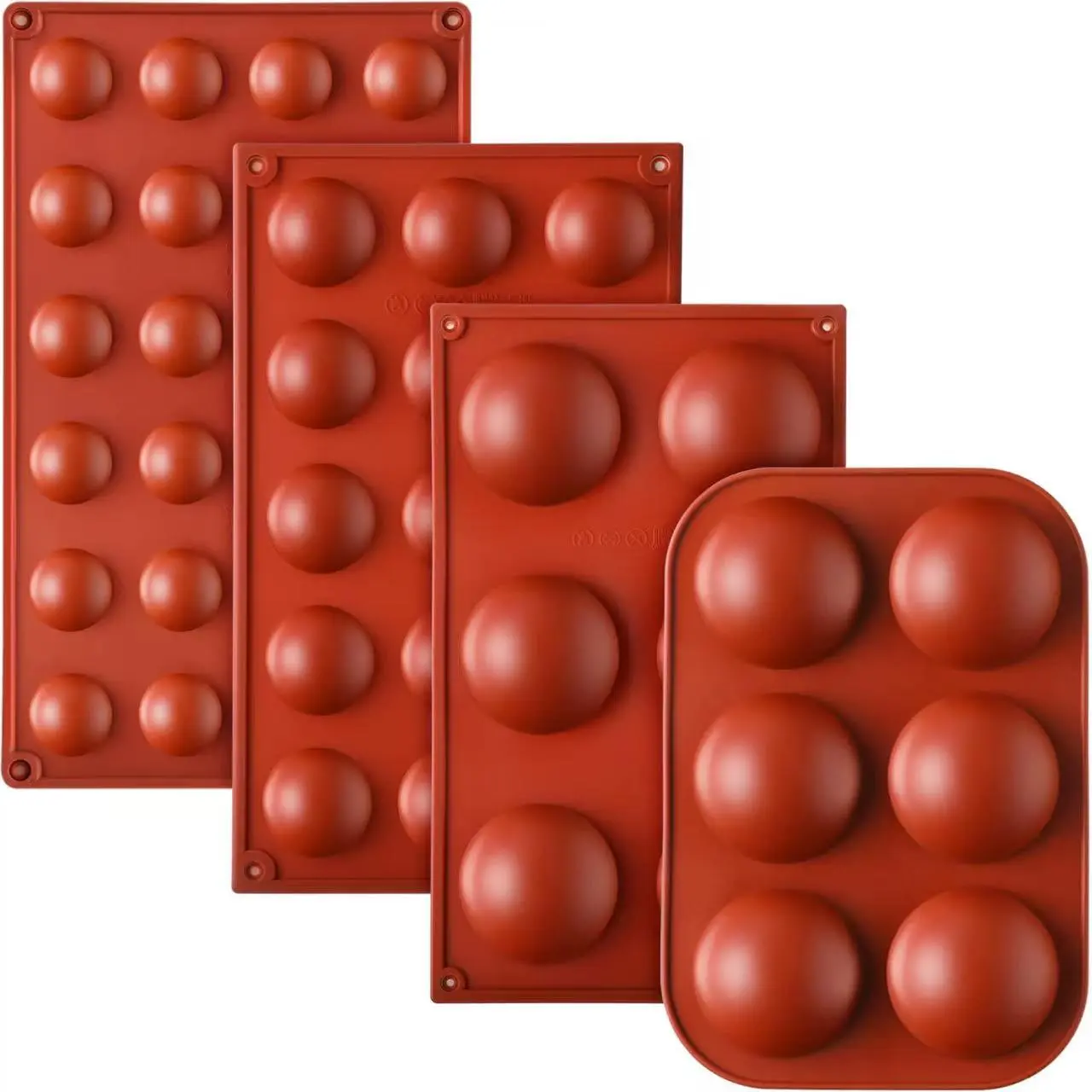 Hemisphere Silicone Baking Mold Different Diameter Half Ball  Silicone Cake Mold 1