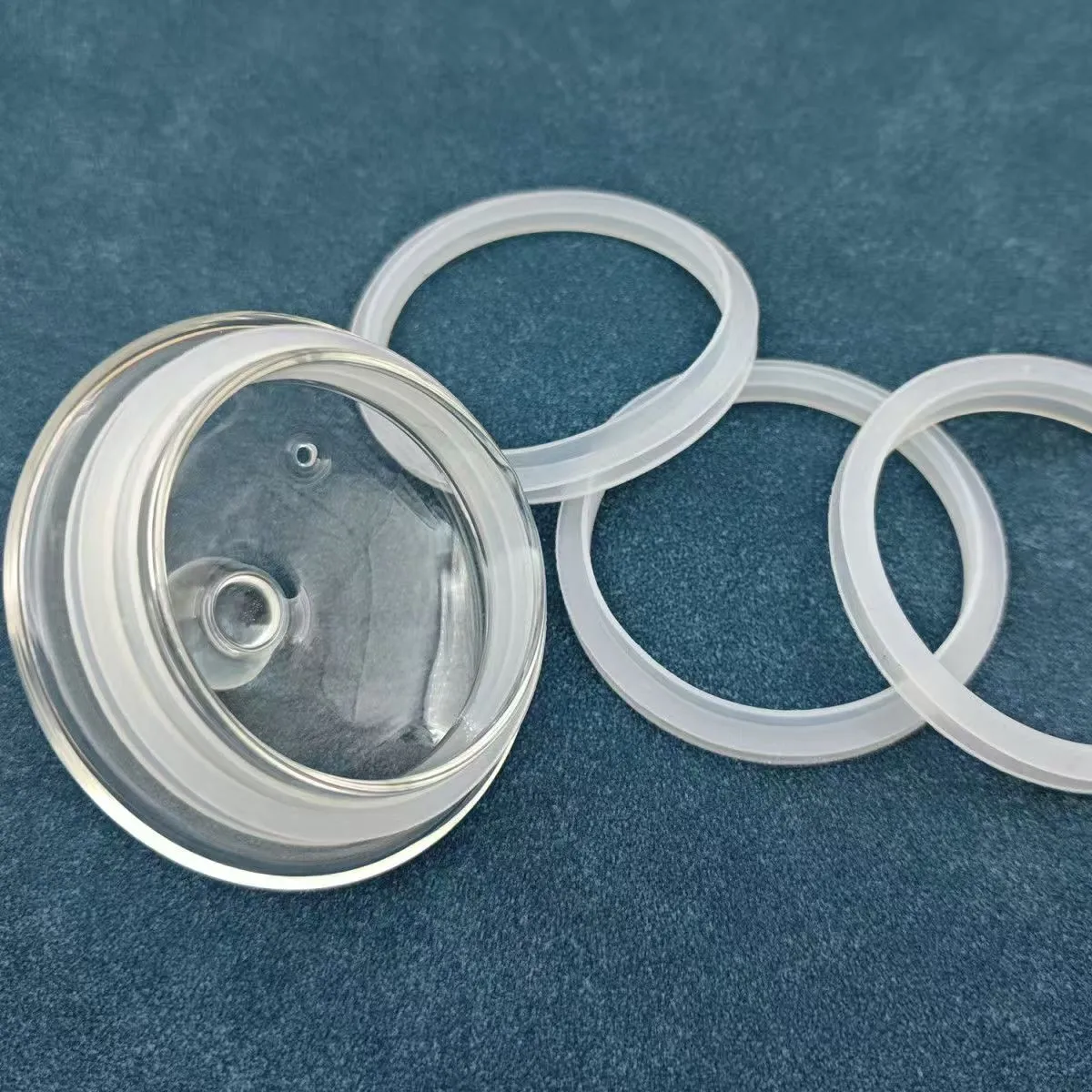 Custom glass jar lid silicone gasket sealing ring