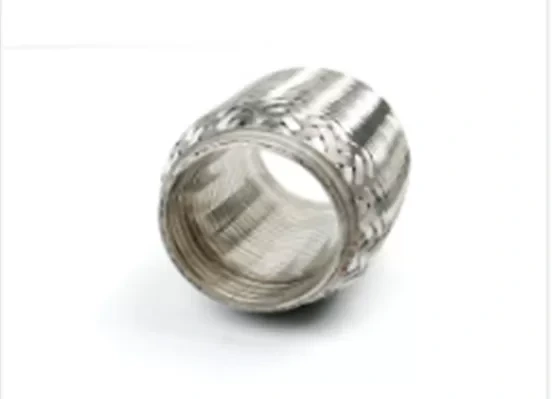Double Layer Universal Flex Pipe Exhaust , 51 X 70mm Exhaust Flexi Pipe Replacement 1