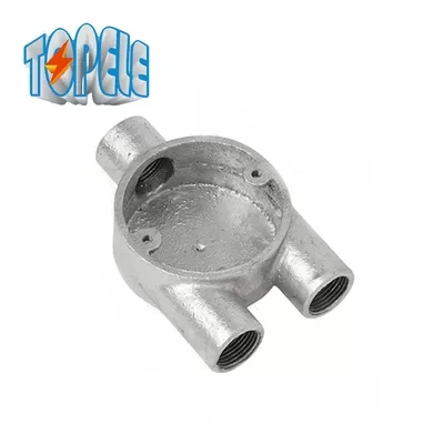 Malleable Iron Electrical Junction Box Galvanized 20mm 25mm 1