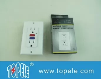 125V Tamper Resistant  Commercial Duplex GFCI Receptacles with LED Indicator Light 1