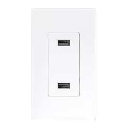 LD-U001 4.2A Smart High Speed USB Charger Outlet , 2 USB Ports with 2 Wall Plates 1