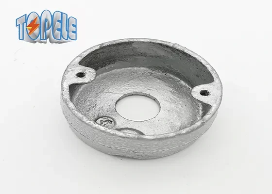 BS Gi Conduit Fittings Malleable Iron Hot Dip Galvanized Loop In Boxes 1- 4 Konckouts 1