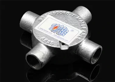 3/4âor 1â  Channel Inspection Elbow Tee Circular malleable iron Junction Box For Rigid Conduit 1