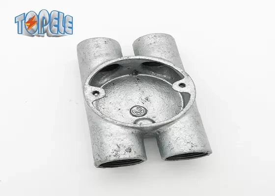 BS4568 BS31 Circular Junction Box Malleable One Way Terminal 1