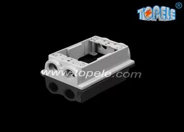2 inch depth Weatherproof Electrical Boxes One-gang Flanged Extension Rings /four holes, Aluminum 1