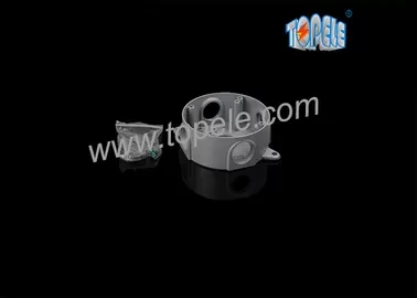 4Round Weatherproof Conduit Outlet Box Outlet Holes 5,Hole /  Aluminum  Weatherproof Electrical Boxes 1