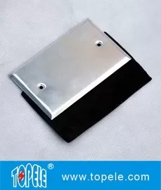 Flat One - gang Aluminum Stamped Cover , Weatherproof Electrical Outlet Boxes 1