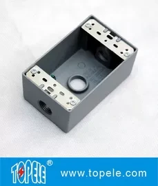 UL Standard Weatherproof Electrical Boxes---- One Gang 3 Holes  Outlet Boxes 1