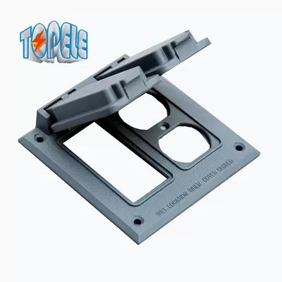 UL 2 Gang Weatherproof Cover For Decorative GFCI 1