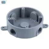 4Round 5 Hole Aluminum Weatherproof Electrical Boxes Powder Coat 1