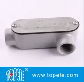 Aluminum LL Type Rigid Conduit Body For IMC / 4 Inch Rigid  Fitting UL Listed 1