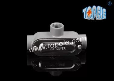 Threaded Aluminum Rigid Conduit Body With Die Cast Cover / Covers And Gaskets -1/2-4 Powder Coated 1