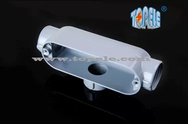 1/2 To 4 / Aluminum Threaded Conduit Body T Type Conduit Body /  High Grade Conduit wire Body 1