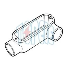 4 Inch Conduit Body,Industrial Metal Rigid Threaded Conduit Body ,LL Type Aluminum Threaded Rigid Conduit Body 1
