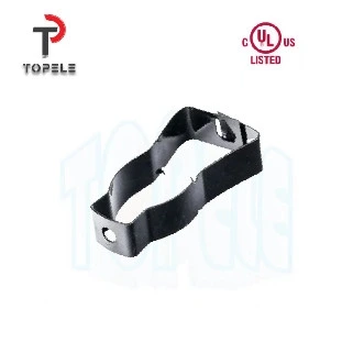 Garnitures de conduit du CEI du type pince noire d'agrafe d'attaches de conduit du CEI 1
