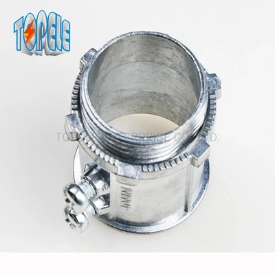 20mm -50mm EMT Conduit Fittings IEC61386 EMT Set Screw Connector Zinc 1