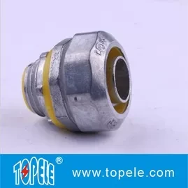4â Flexible Conduit And Fittings Blue / Yellow Straight Liquid Tight Connector 1