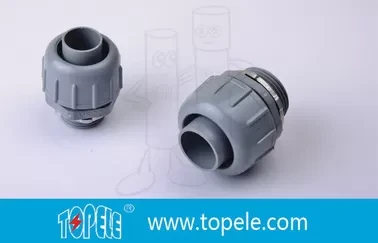 PVC Plastic Flexible Conduit And Fittings Non Metallic Liquid Tight Connectors Straight 1