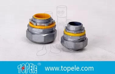 4â Flexible Conduit And Fittings Blue / Yellow Straight Liquid Tight Connector1 1