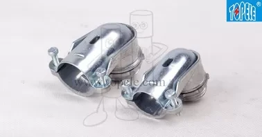 Squeeze Angle Connectors Liquid Tight Flex Conduit Fittings 1/2 To 4 Size 1