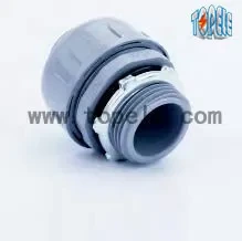 Non Metallic Flexible Conduit Connector / PA6 Liquid Tight Straight Pipe Connector 1