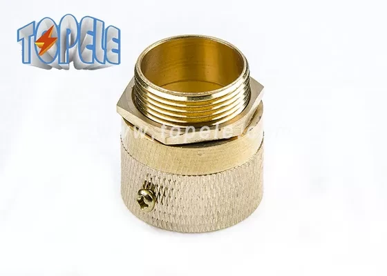 CNC Machine Flexible Conduit And Fittings Brass Male Conduit Hose Adapter 1