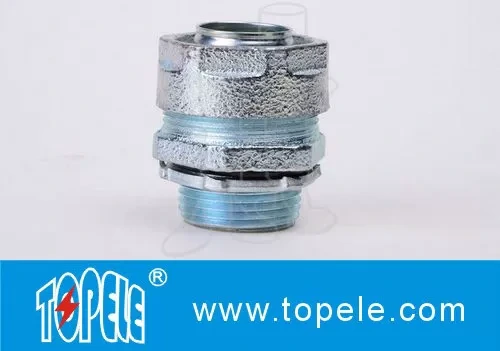 Liquid Tight Straight Connector Zinc Flexible Conduit And Fittings 1