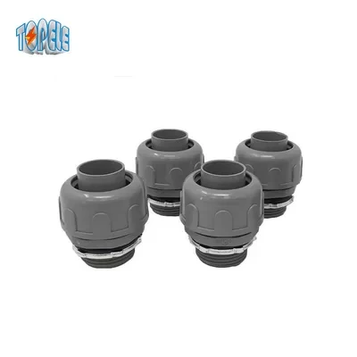 Nylon Straight PVC Flexible Liquid Tight Conduit Fittings 3/8  2 1