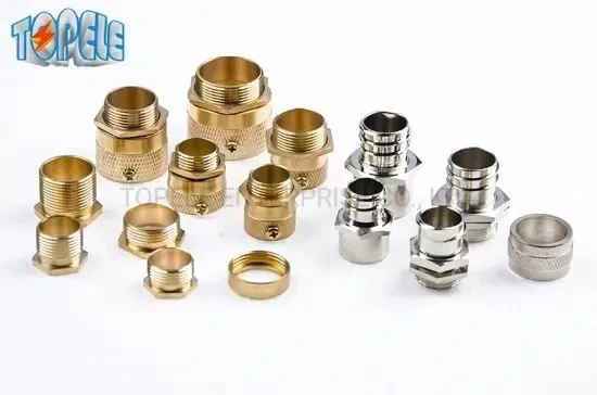 Brass Flex Metal Conduit Fittings Long Short Type Male Hexagon Bush 1